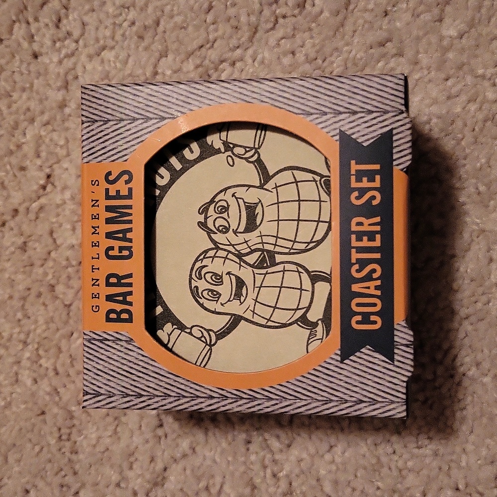 Fun Bar Games Coaster Set